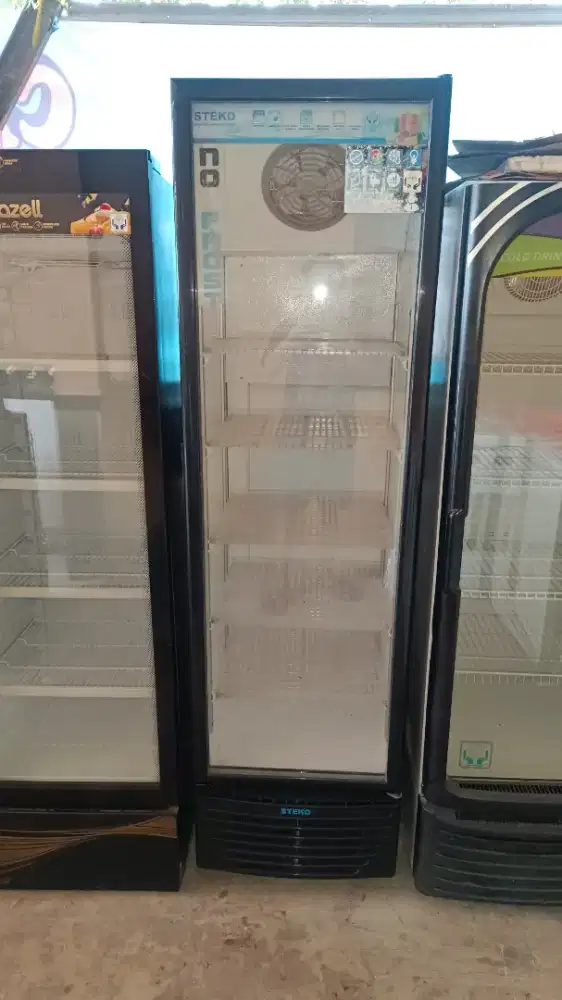 Steko show case no frost 6 tahap 280 liter lke new