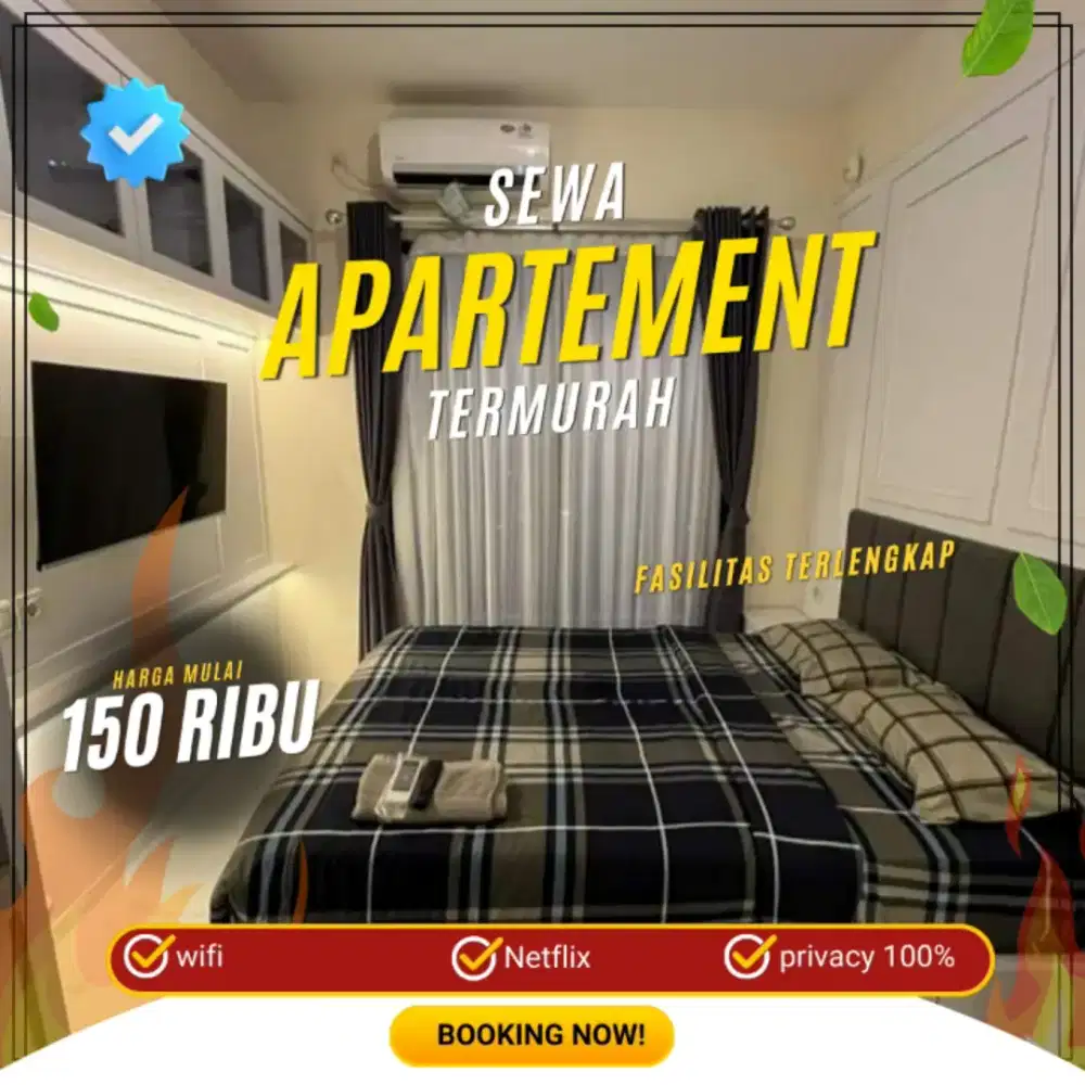 Sewa apartemen Treepark City Cikokol Tangerang Harian/Transit Termurah