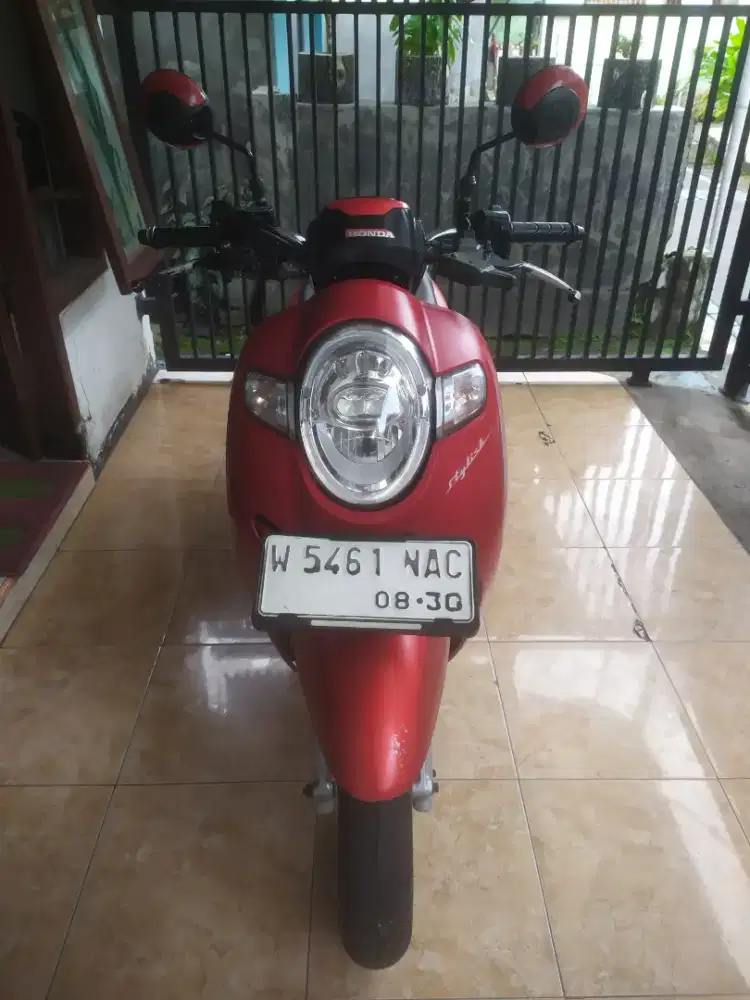 Honda Scoopy Stylish Tahun 2020 Plat W Sidoarjo Plat Baru 2030
