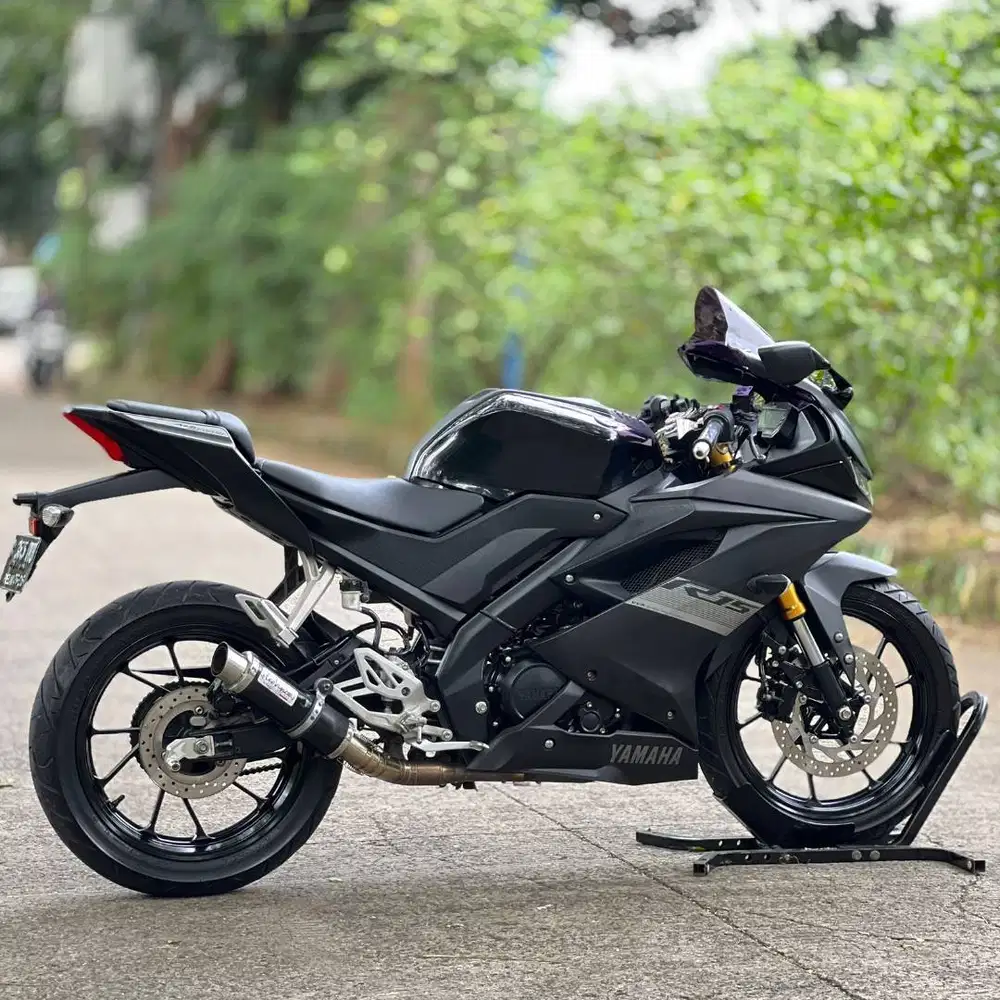 LOW KM! YAMAHA YZF R15 V3 2021 HITAM PAJAK PANJANG LIKE NEW
