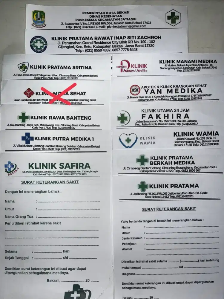 surat sakit surat dokter