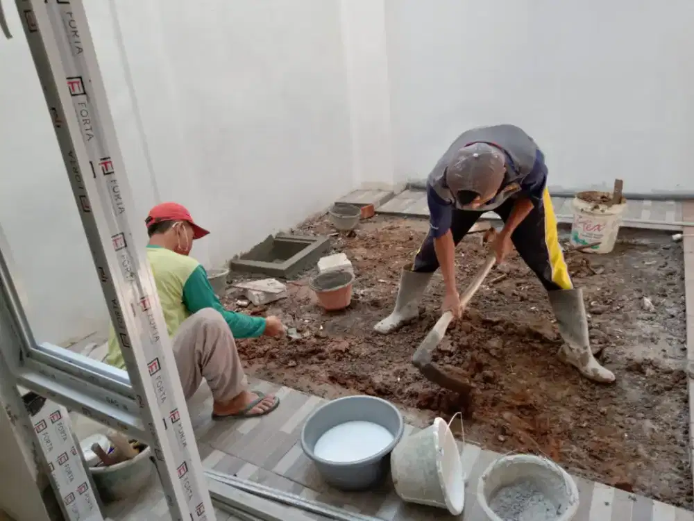 Tukang bangunan, ahli bocoran, pemborong bangunan, renovasi, cat, pvc