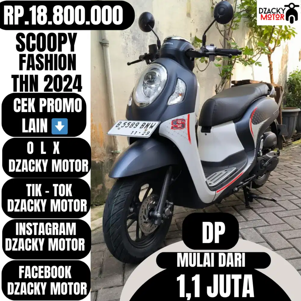 SCOOPY FASHION 2024 SECOND LIKE NEW