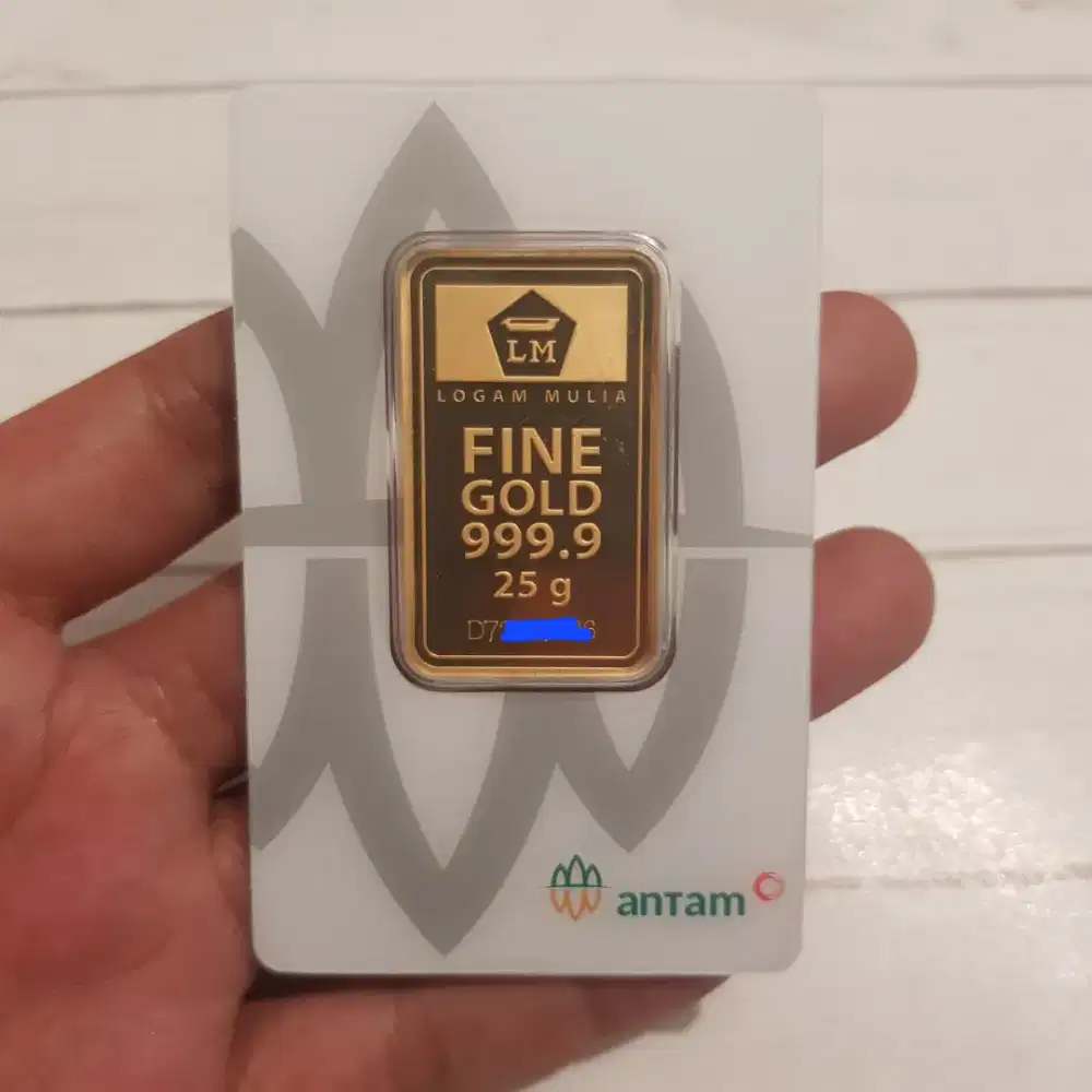 Emas Logam Mulia Antam 25 gr gram RM Surabaya Sidoarjo Gresik