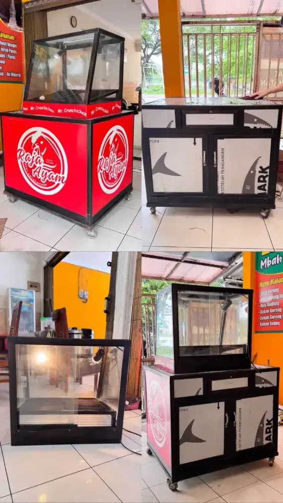 Etalase chicken usaha