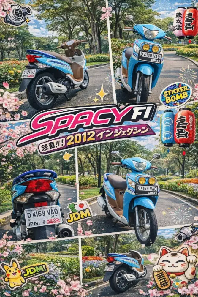 Honda Spacy FI 2012 Siap Pakai
