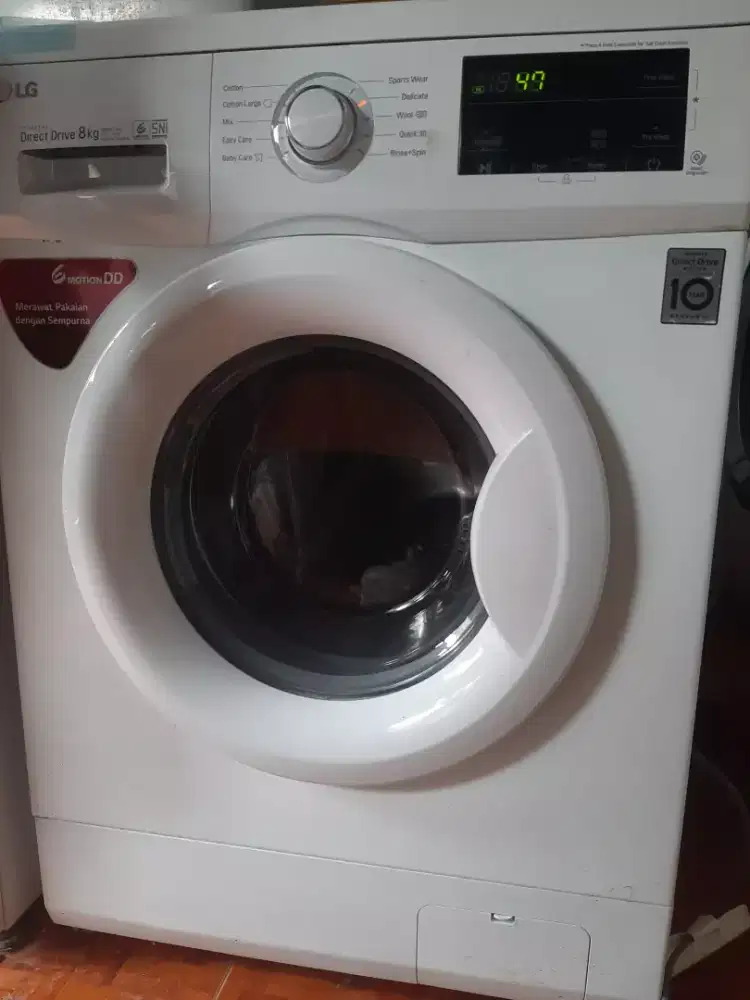 Mesin cuci lg inverter 8kg normal
