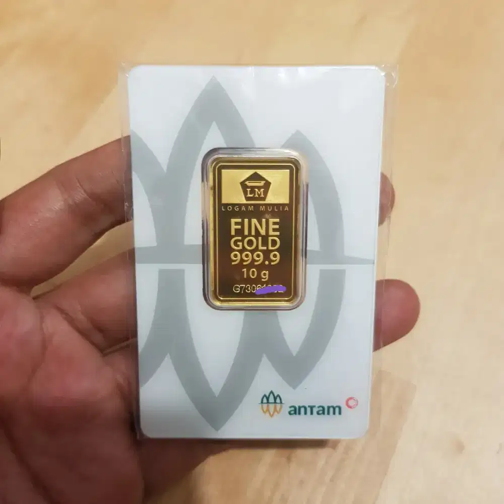 Emas Logam Mulia Antam 10 gr gram RM Surabaya Sidoarjo Gresik
