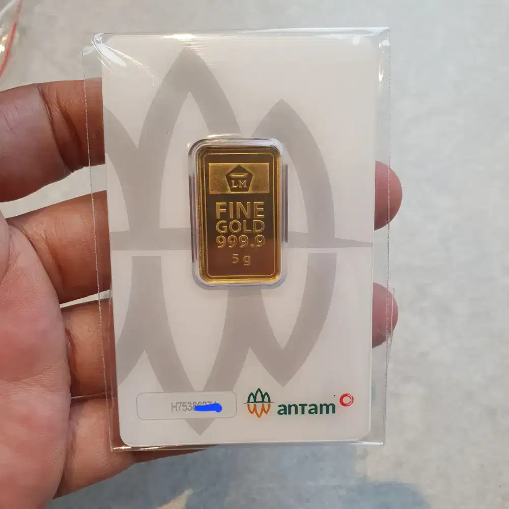 Emas Logam Mulia Antam 5 gr gram RM Surabaya Sidoarjo Gresik