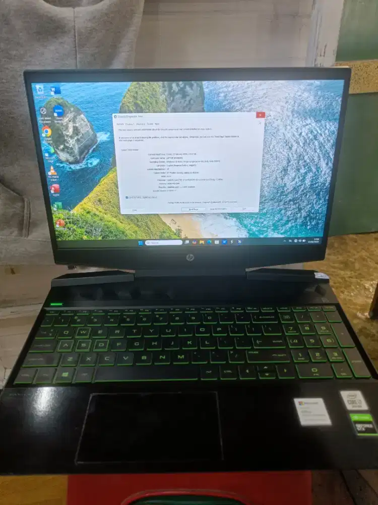 hp pavilion gaming 
Intel core i7-10750H
Ram 16gb
SSD 256gb
HDD 1TB
