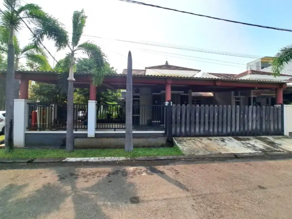 Rumah hoek 20x13 257m Type 4KT Cluster Aralia Harapan Indah Bekasi