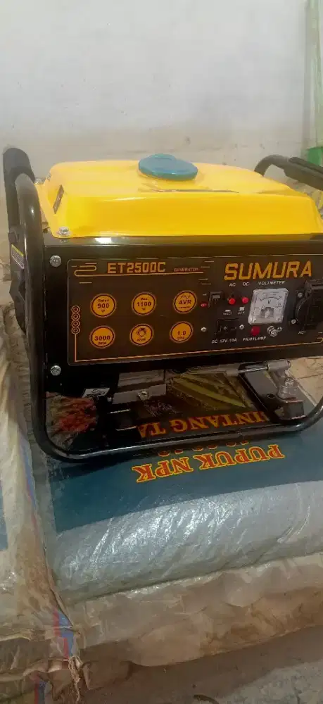 Jual genset sumura, belum pernah pakai