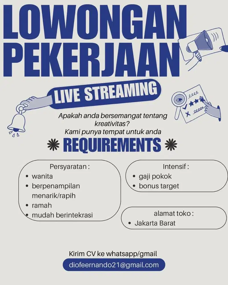 Butuh cepat host live streaming