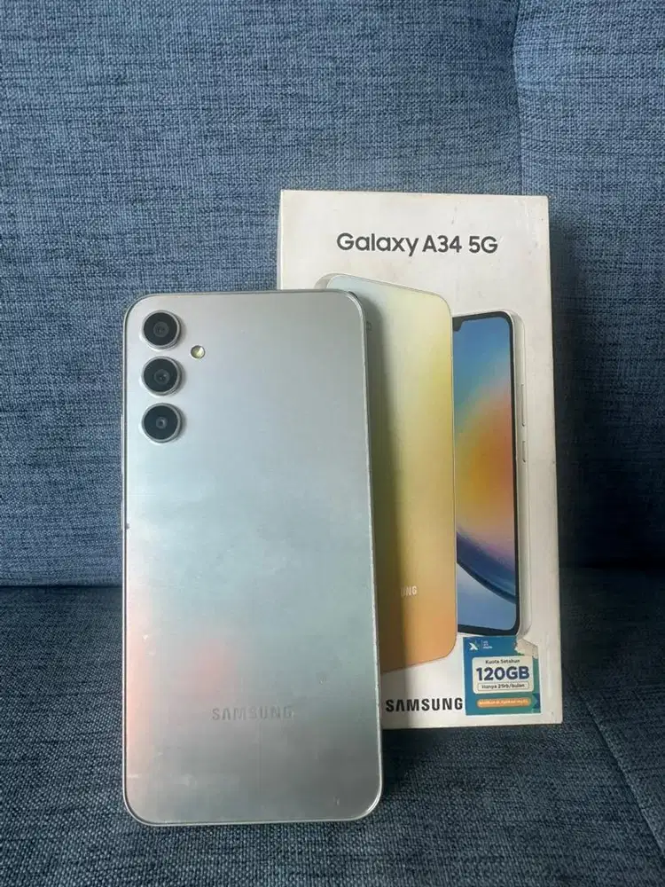 SAMSUNG A34 5G RAM 8/256 MULUS LENGKAP