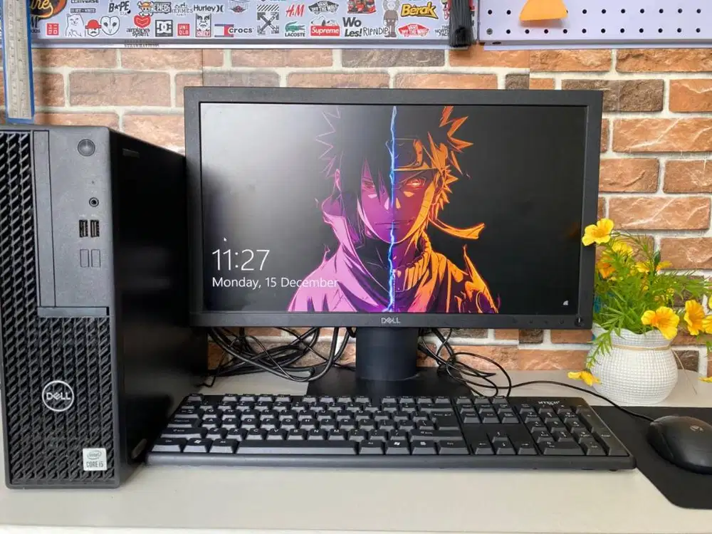 Paket PC Lengkap Siap Pakai Dell Optiplex i5 gen 10 SSD 256 + 1000gb