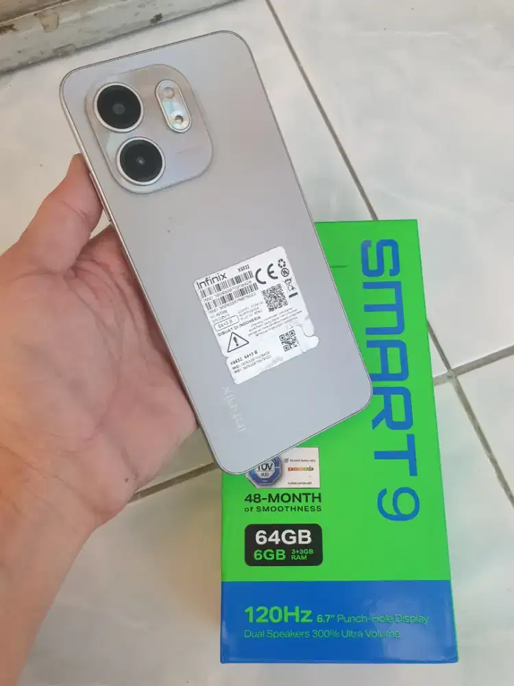Infinix Smart9 Ram 6(3+3)/64GB Nominus mulus segel resmi