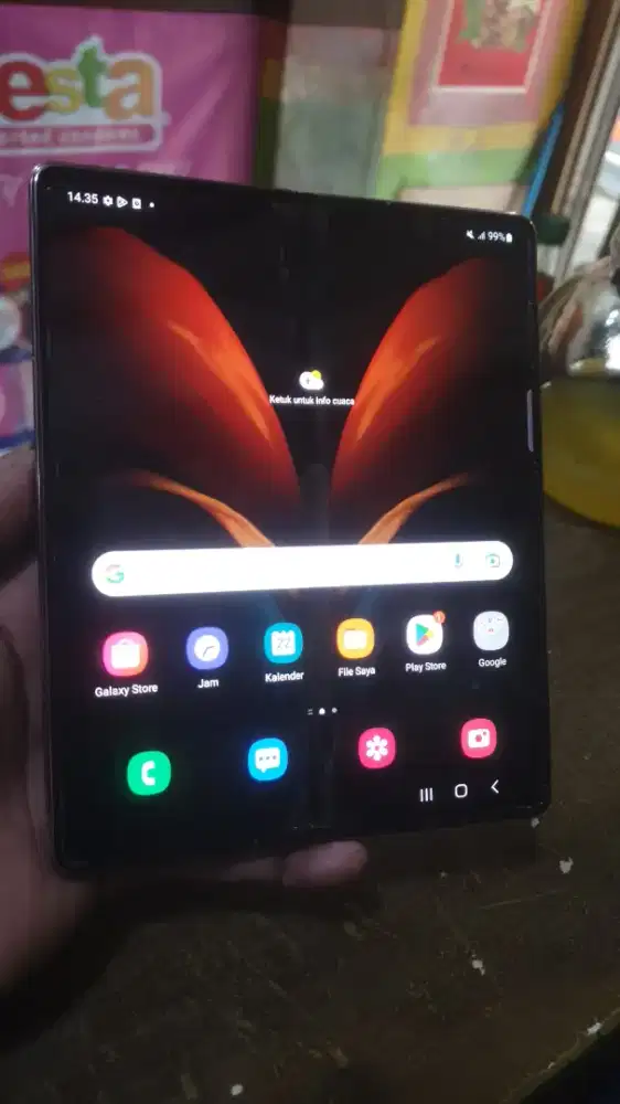 Samsung Fold 2 Sein warna mystic bronze