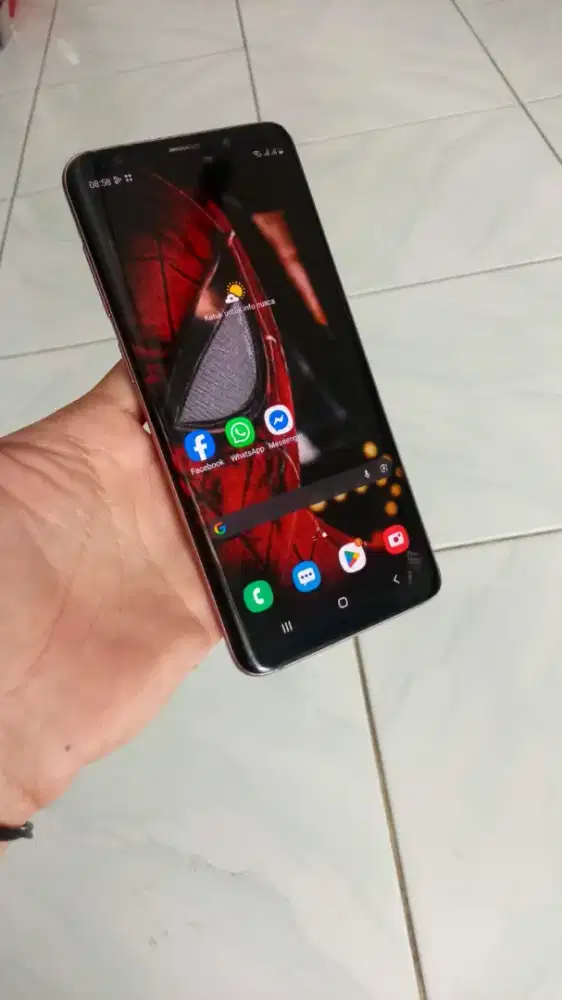 Samsung Galaxy S9Plus Ram 6/64GB Resmi sein backdor aja retak