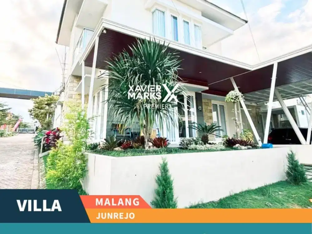 Dijual Villa Junrejo Bonus Perabotan di Batu Dekat Jatim Park 3