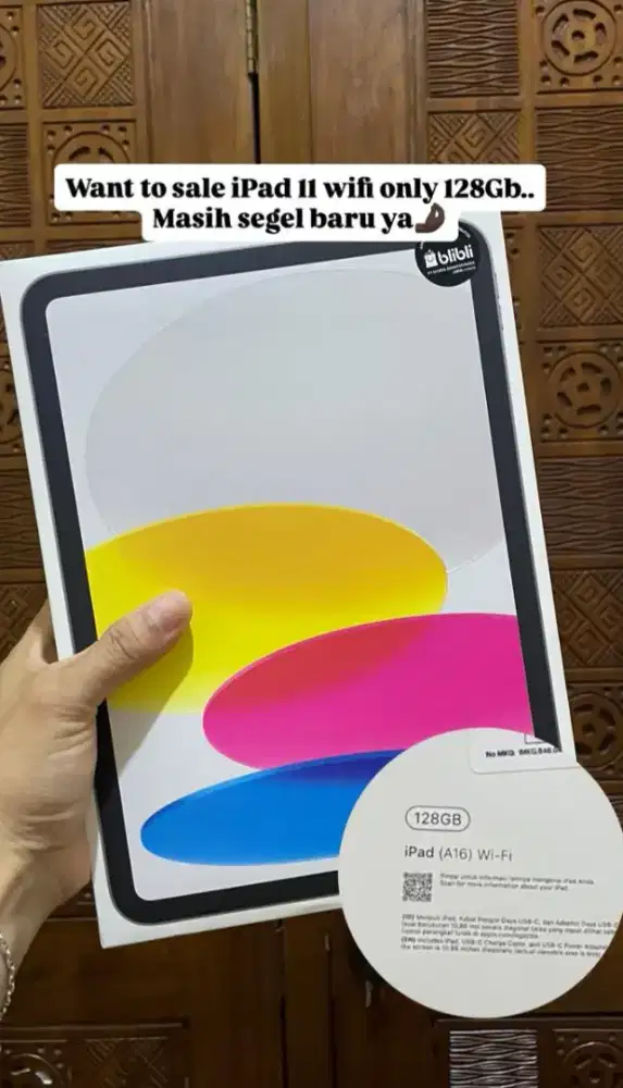Jual ipad 11 a16