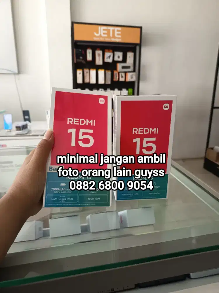 Obral xiaomi redmi 15 4g 8/256 resmi indonesia