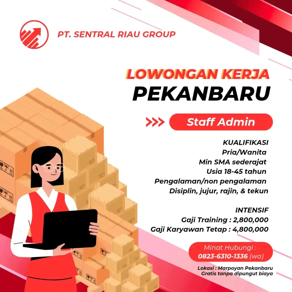 BUTUH LOKER PEKANBARU