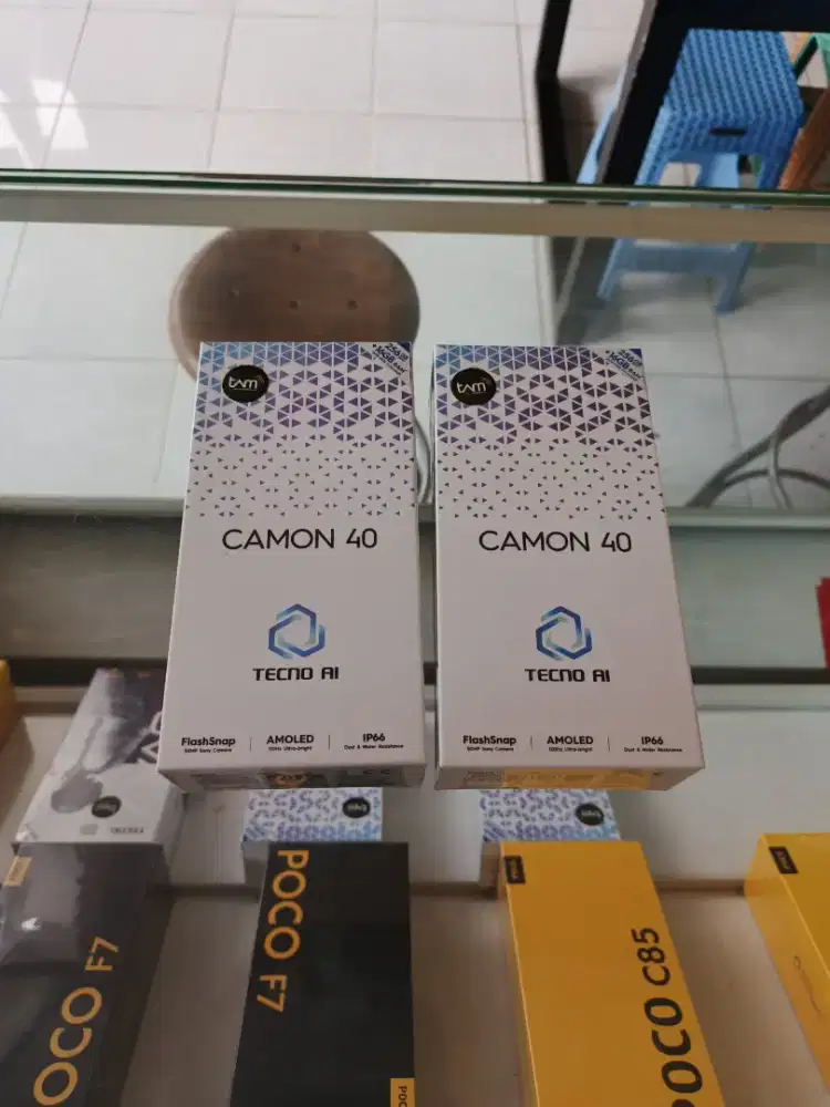 Berminat silahkan WA Tecno Camon 40 8+8/256 Garansi resmi 13bln