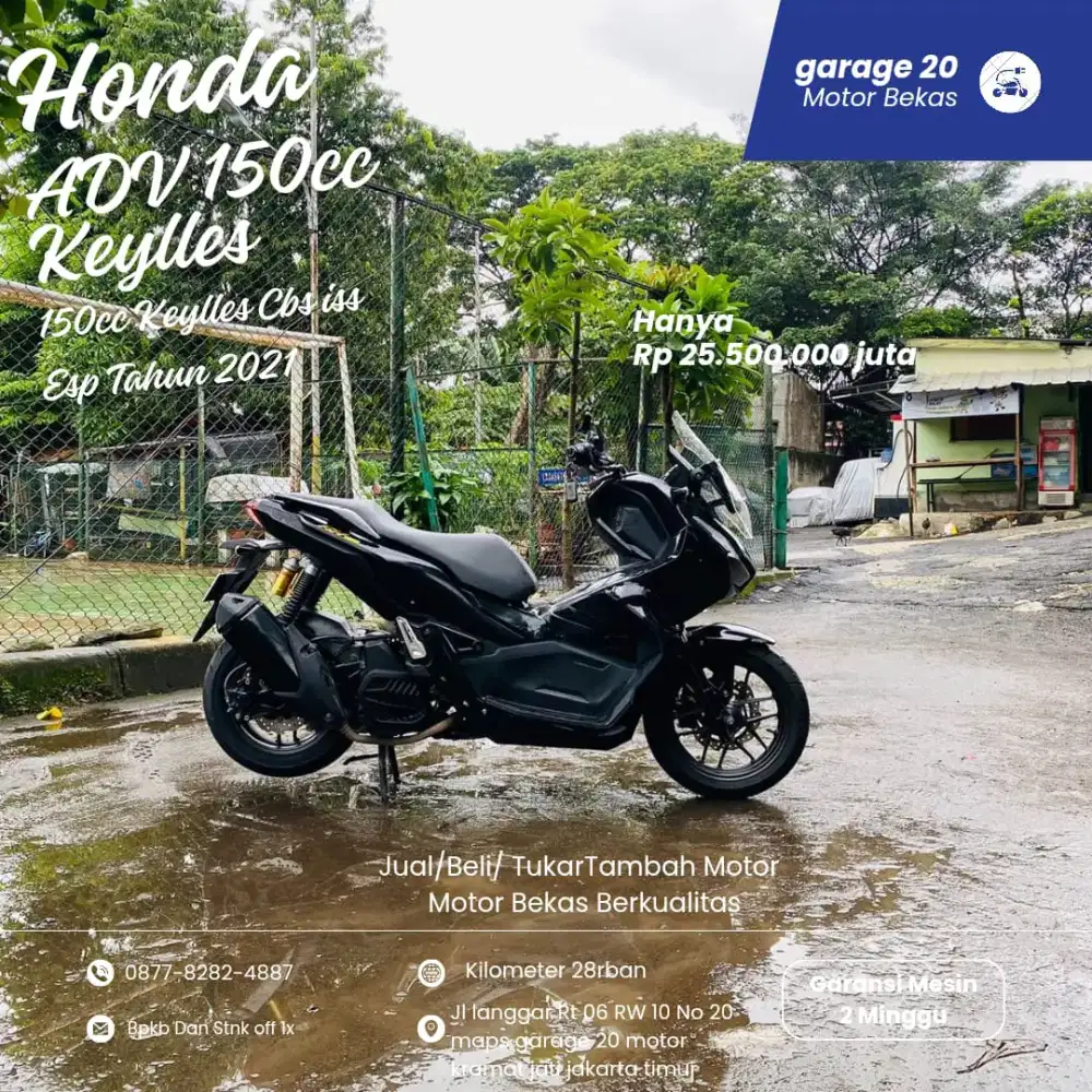 Honda Adv 150cc Keylles cbs iss Esp Tahun 2021