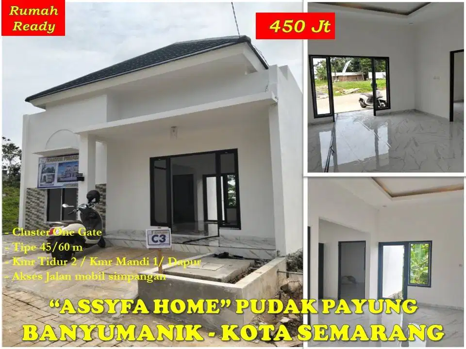 Rumah Baru Cluster di Pudak Payung Banyumanik Kota Semarang