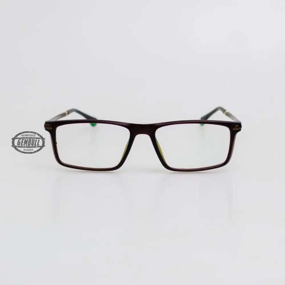 Gembull Glasses - Kacamata Sporty Kotak Tangkai Pegas - Rawana 04