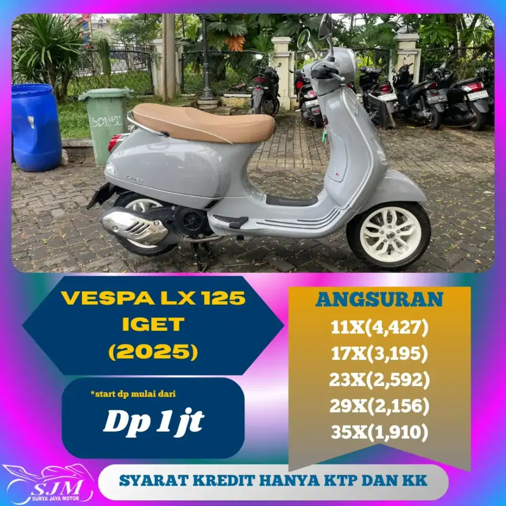 VESPA LX 125 IGET 2025 CASH & KREDIT