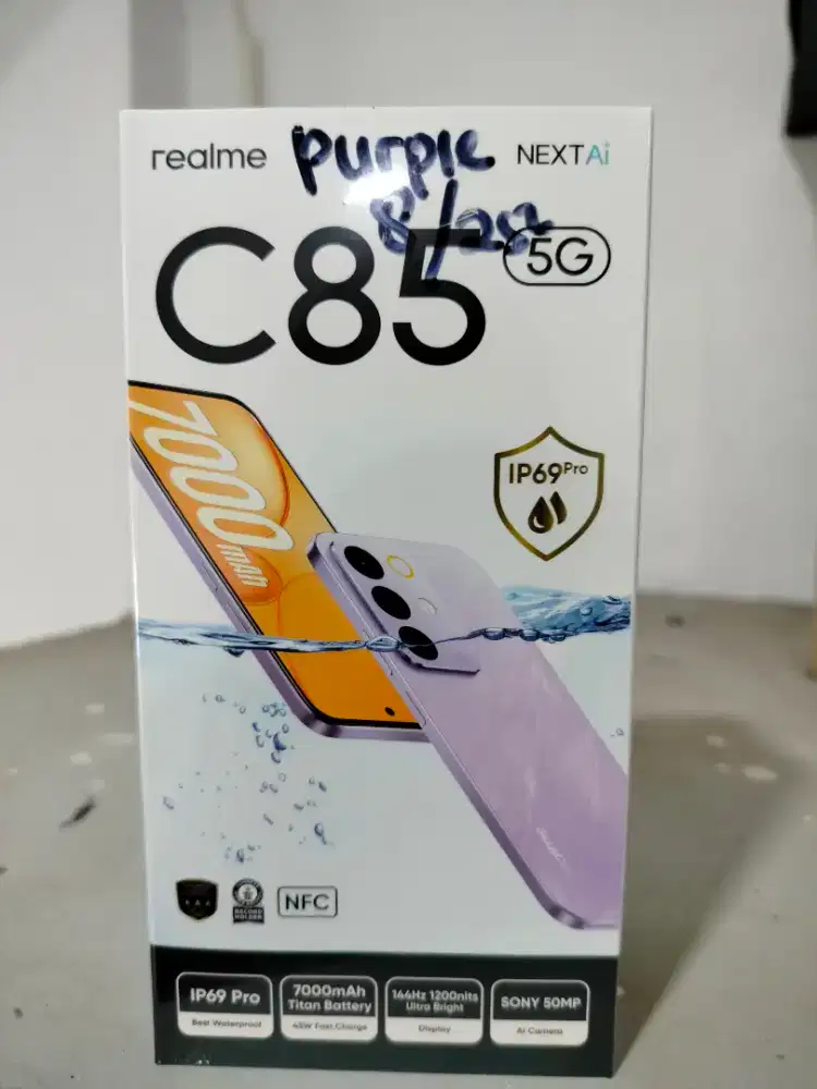 Realme C85 5G 8/256 New Garansi Resmi Promo Bandung