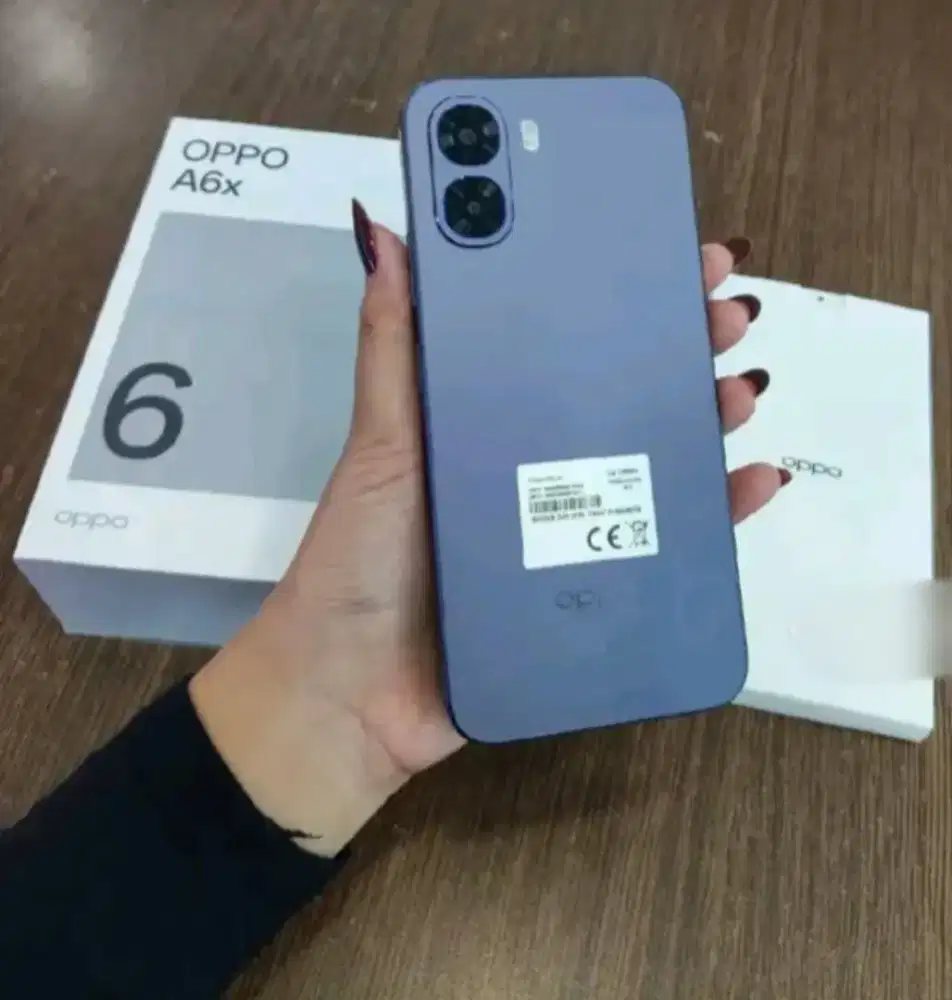 Oppo A6x terbaru 99%like new open box