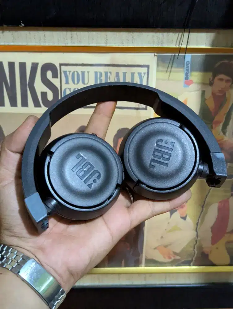 Headphone Headphones Headset From JBL T450BT Black Edition