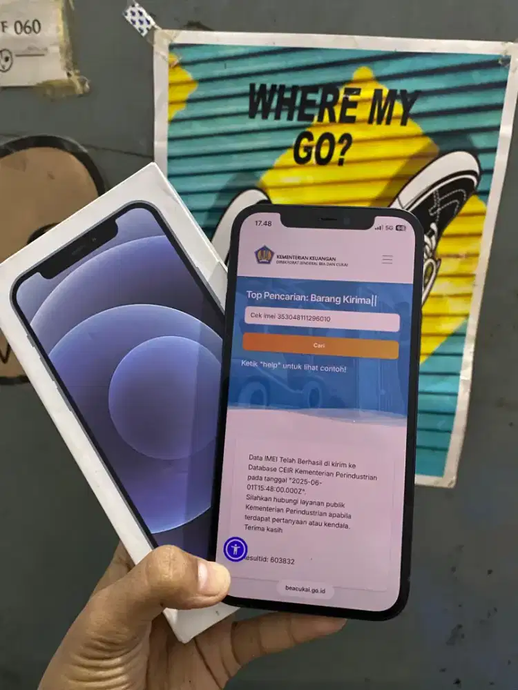 Iphone 12 64 Gb beacukai