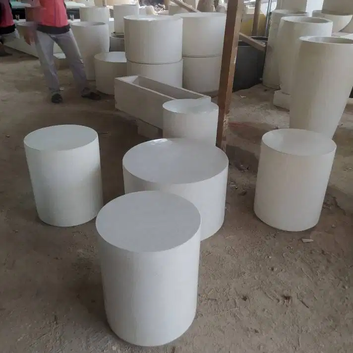 Bangku meja teraso 1 set tipe silinder