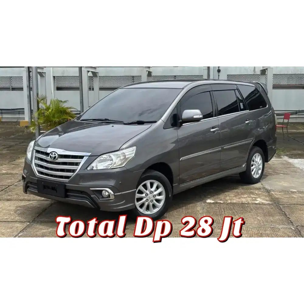 [TDP 28 Jt]Toyota Kijang Innova 2014 V luxury AT Nego Cash kredit