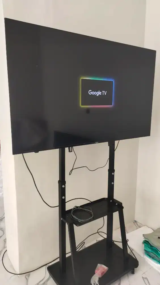 Tv Aqua 58inc pemakaian baru 3 bulan ex cafe da tutup lok kircon