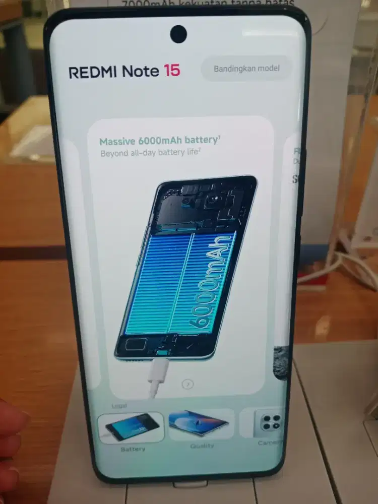 REDMI NOT 15 ( cicilan ringan tanpa kartu kredit)