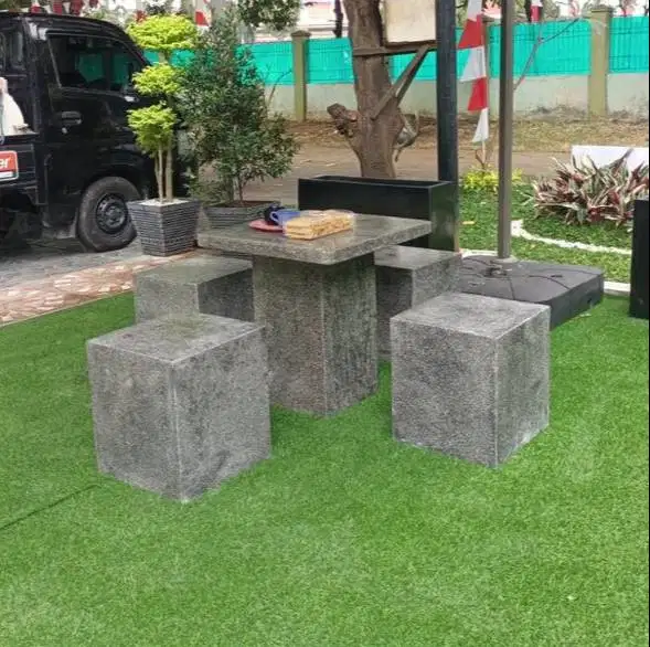 Bangku meja taman teraso 1 set
