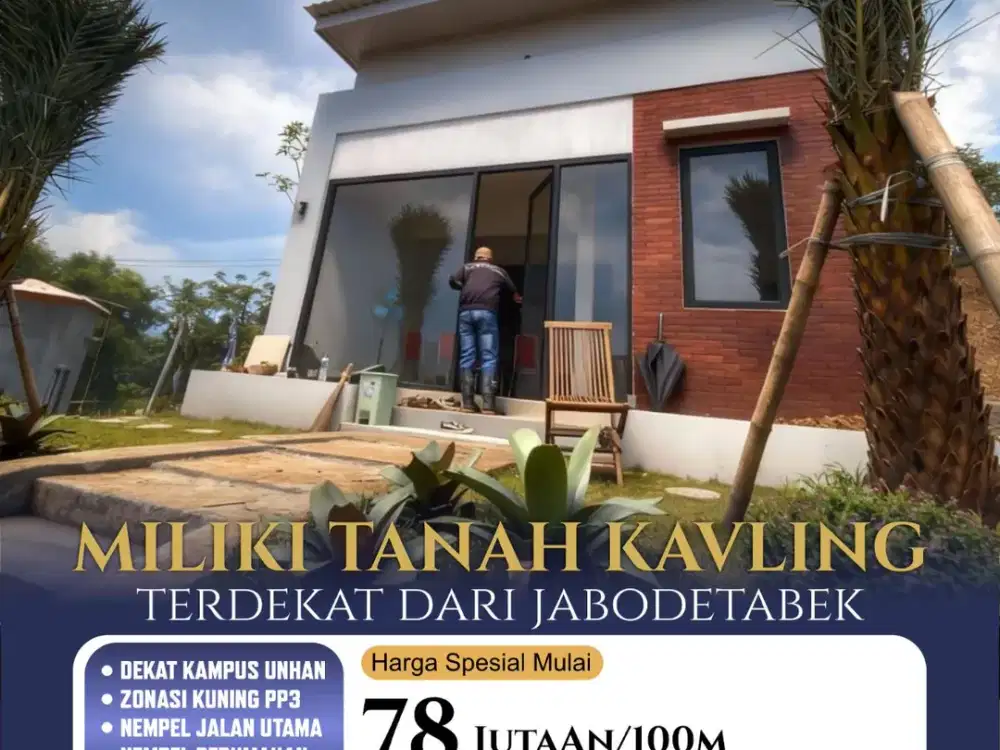 Kavling Premium — “Premium Land Investment for a Refined Lifestyle” hanya 30 menit ke aeon Mall sentul dan toll.