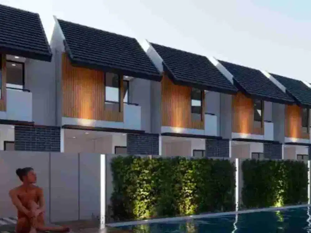PERUMAHAN KONSEP APARTHOUSE RUMAH 2 LANTAI DI JALAN UTAMA SAWANGAN DKT AKSES TOL HARGA 400 JUTAAN