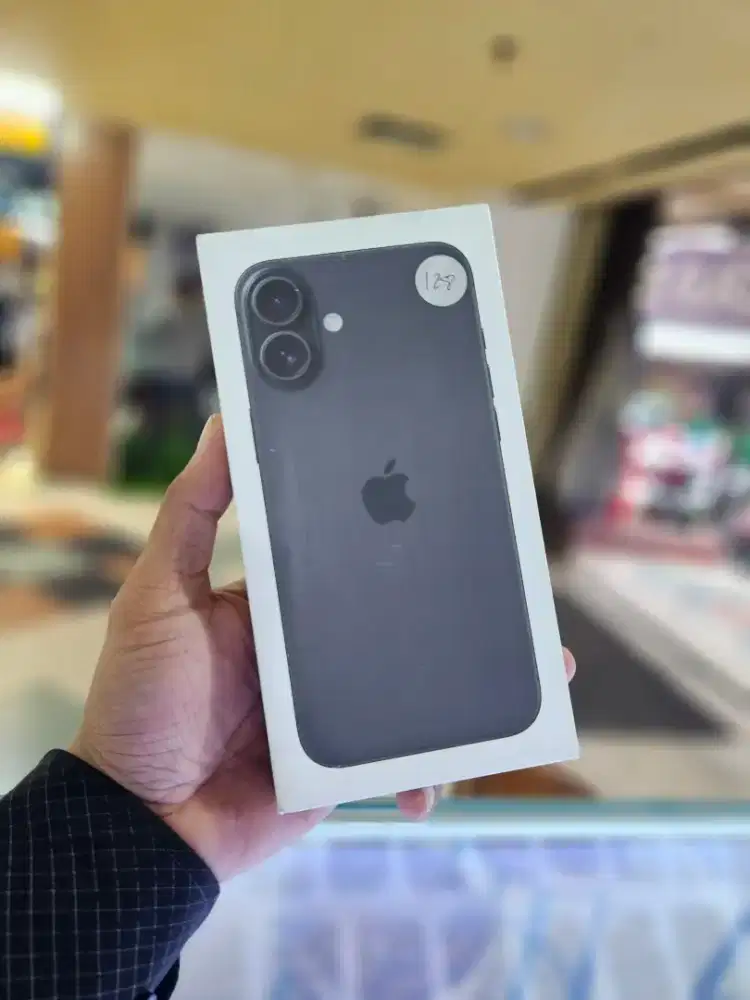 Iphone 16 plus 128 ibox new hitam