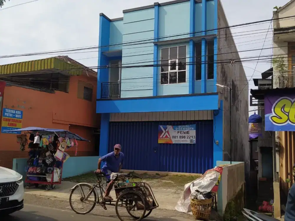 Disewakan Ruko Strategis Dekat Pasar Mergan, Tengah Kota Malang