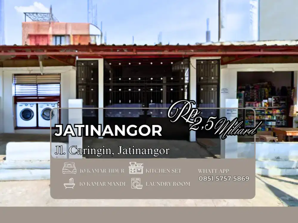 Kosan Jatinangor 218m Lokasi Ramai Tepat Samping Jalan Aktif