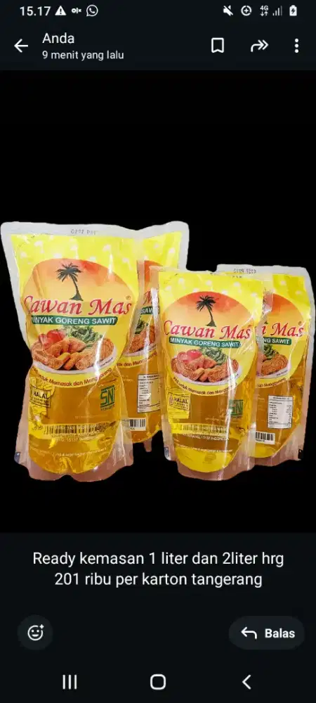 Jual minyak goreng premium kemasan 1 n 2  liter