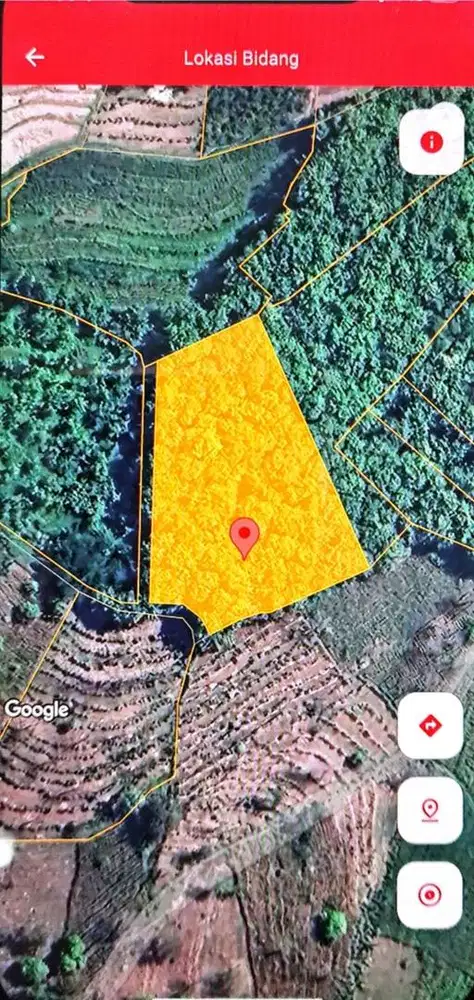 Dijual Kebon Jati 3291 m2 Dekat Bandara Dhoho Kediri