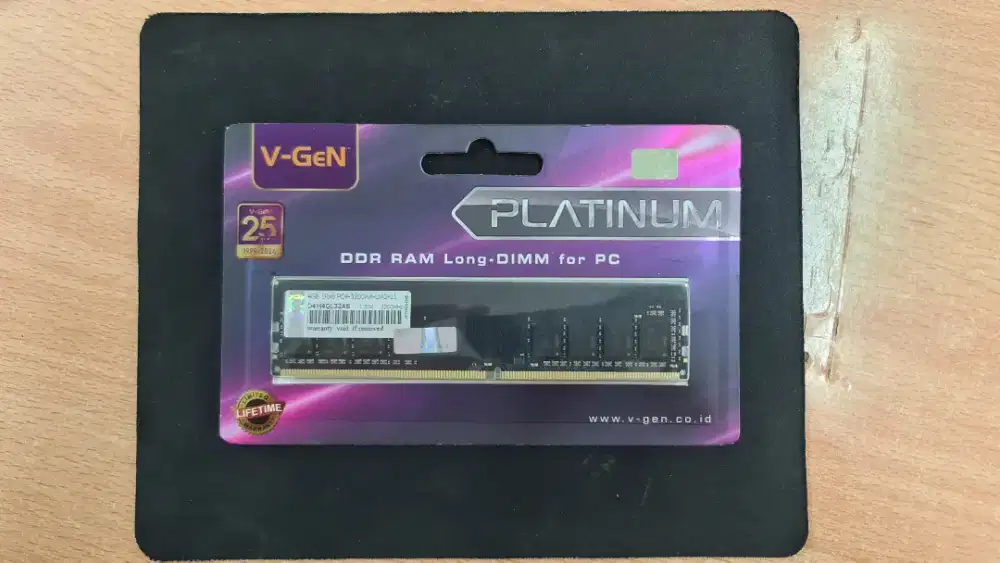 Ram DDR4 4GB PC4-3200AA, Merk V-gen Platinum