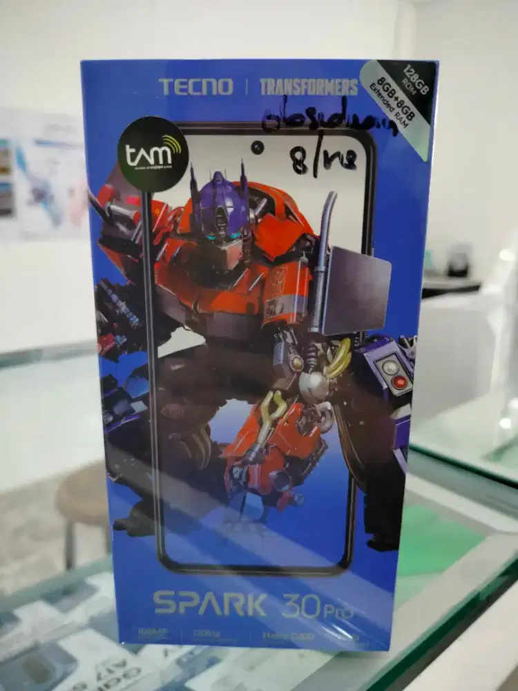 Tecno Spark 30 Pro 8/128 New Garansi Resmi Promo Bandung