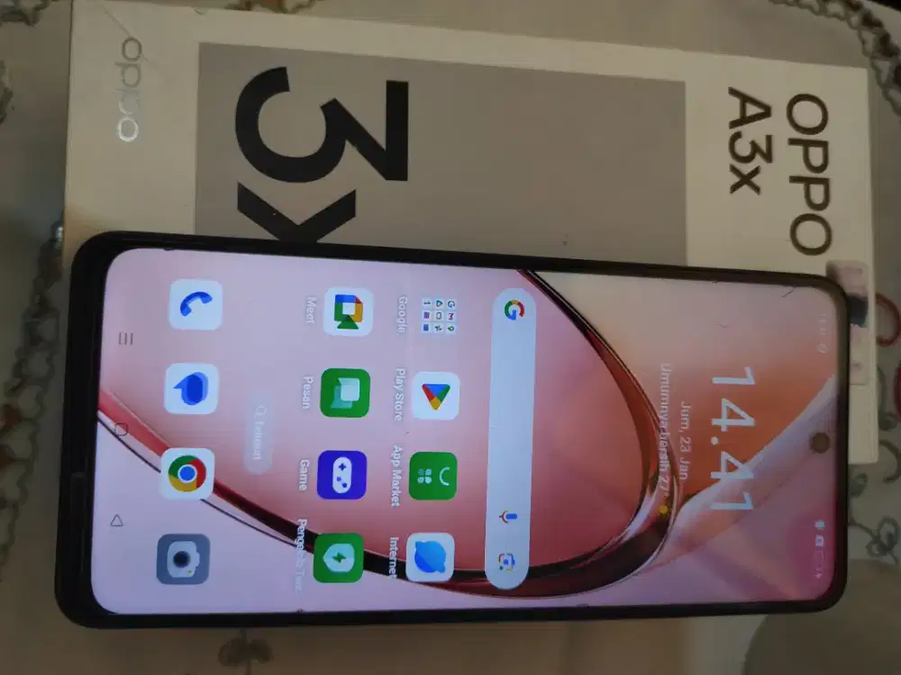 OPPO A3X 4/64 MULUS ORI BLM PERNA SERPIS